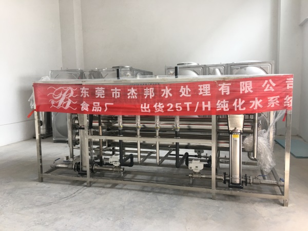 25T/H食品純水設備發貨出廠安裝