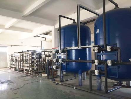 甘肅新材料廠480T純水設備系統